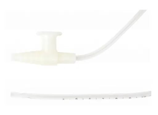 Dynarex Single Suction Catheter, Adult Graduated Catheter with Control Valve, 12FR