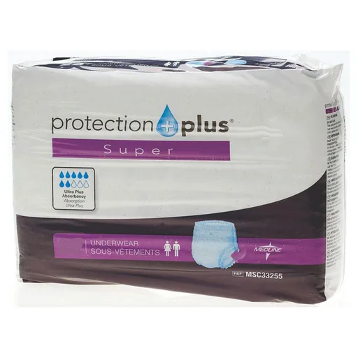 Medline Protection Plus Super Protective Underwear