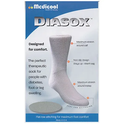 Medicool DiaSox Diabetes Socks, XL