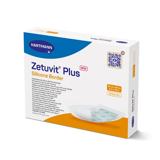 Zetuvit Plus Silicone Border Dressing