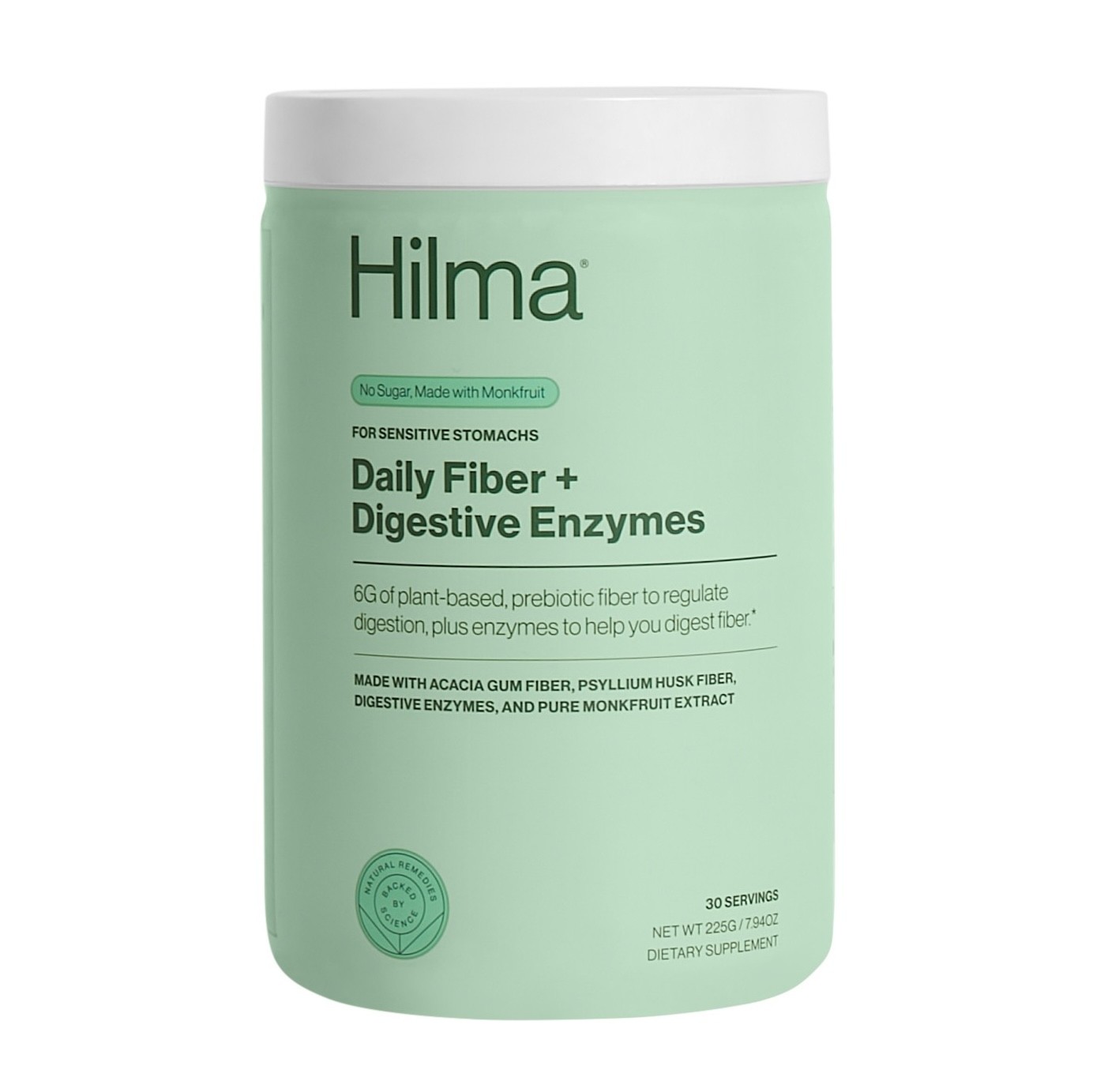 Hilma's Daily Fiber + Digestive Enzymes, 6 grams