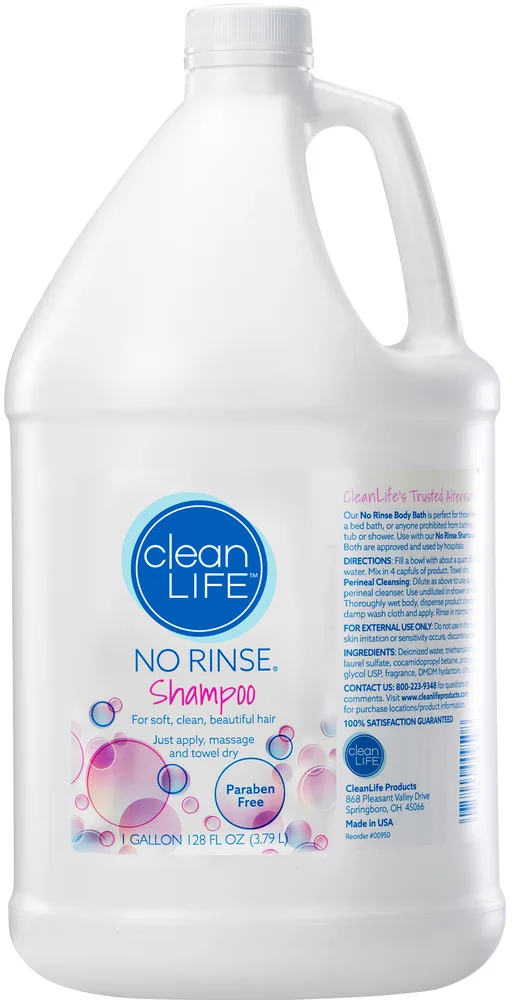 Cleanlife No-Rinse Shampoo