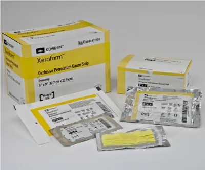 Xeroform Sterile Petrolatum Gauze Patch, 4" x 4"