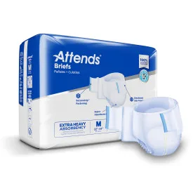 Attends Extra Heavy Absorbency Briefs - Medium