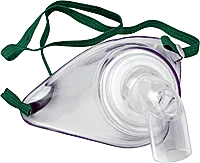 Allied Healthcare Adult Tracheotomy Mask with Elastic Strap