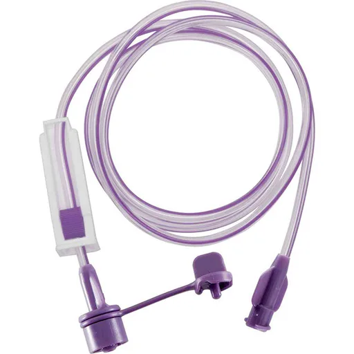 NeoMed 48" ENFit Extension Set, Large Bore, Purple
