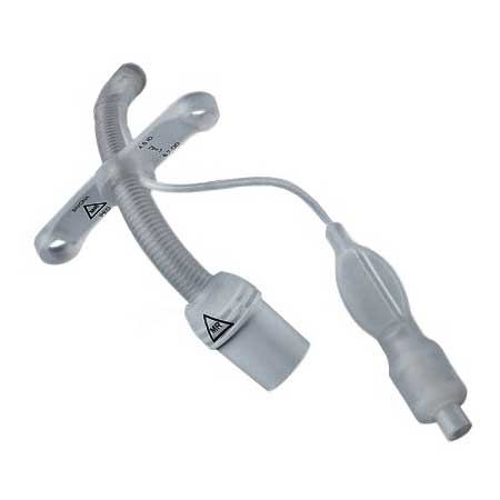 Smiths Medical ASD Inc Bivona FlexTend TTS Plus Tracheostomy Tube, V Neck Flange, Pediatric, Size 4.5, 6.7mm OD