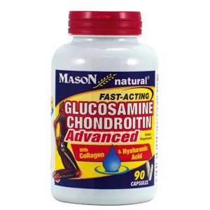 Mason Vitamins Glucosamine Chondroitin Advanced with Collagen and Hyaluronic Acid Capsule 90 Count