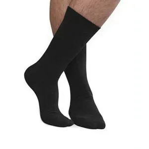 Therafirm Compression SmartKnit Seamless Diabetic Crew Socks with X-STATIC