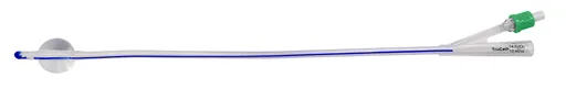 TruCath 100% Silicone Foley Catheter, 2-Way, 18 Fr, 10 mL Balloon