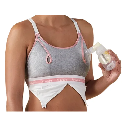 Clip and Pump Hands-Free Nursing Bra Accessory
