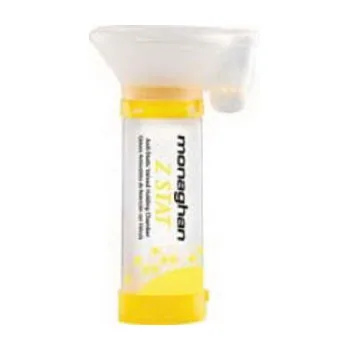 Monaghan™ Z STAT® Anti-Static Valved Holding Chamber with ComfortSeal® Mask, Medium