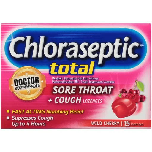 Chloraseptic Total Wild Cherry Lozenges