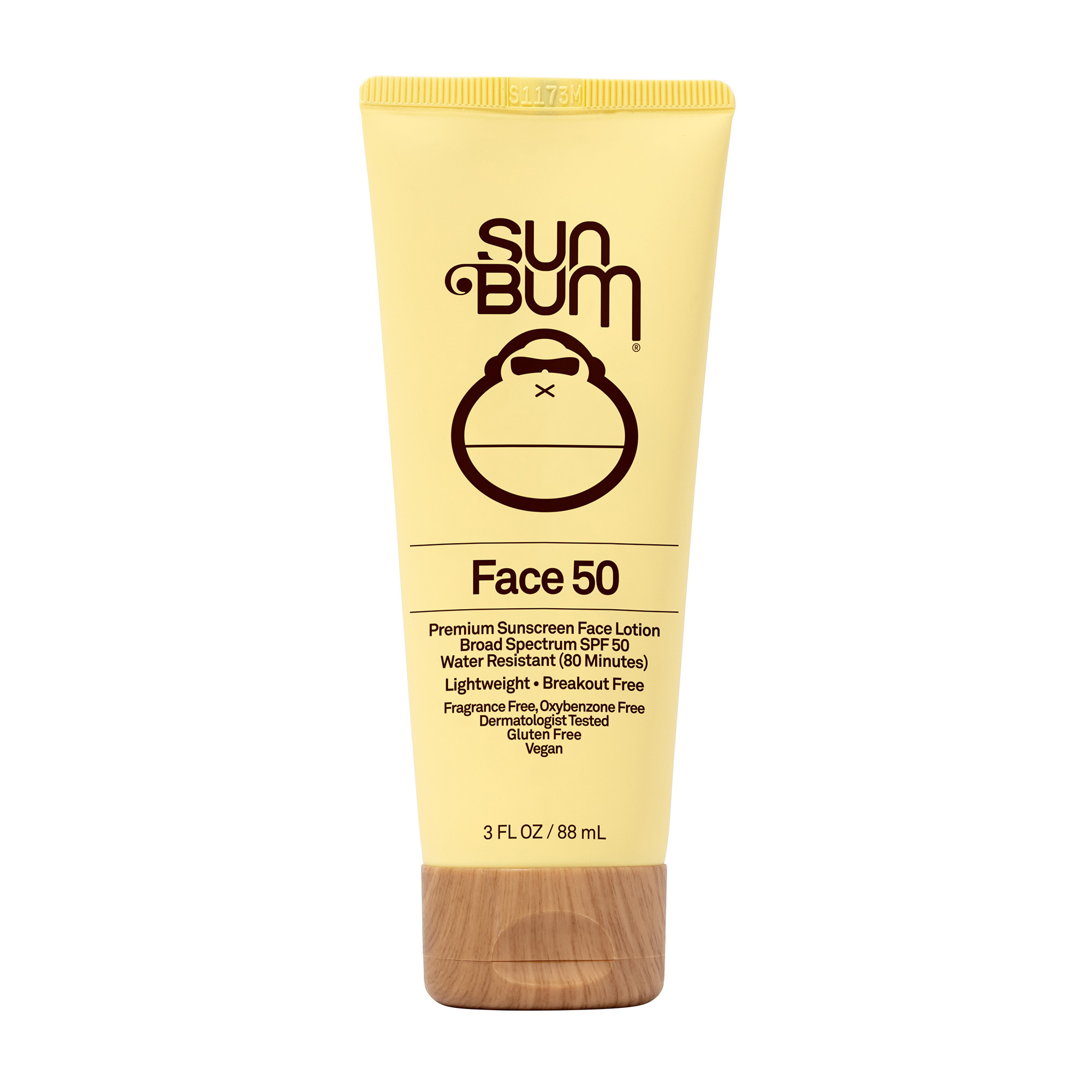 Sun Bum SPF 50 Premium Sunscreen Face Lotion, 3 oz