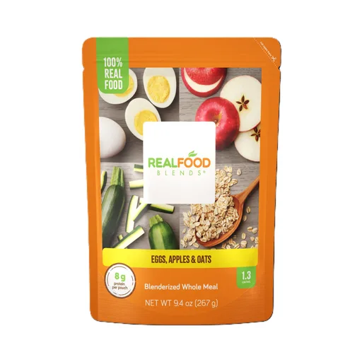 Real Food Blends Tube-Fed Meals, Eggs, Apples & Oats, 9.4 oz