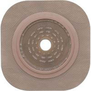 Hollister New Image FlexWear Up to 1-3/4" Cut-to-Fit Flat Skin Barrier, 2-1/4" Flange, Tape Border, Red