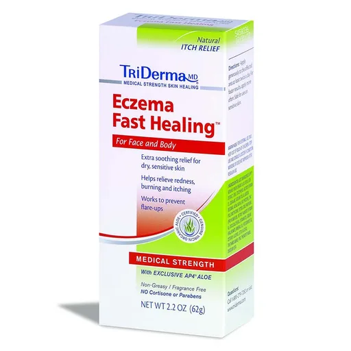 Genuine Virgin Aloe TriDerma Eczema Fast Healing Cream
