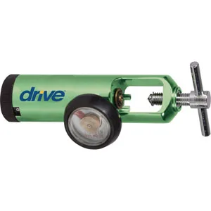 Drive Oxygen Regulator Adult 0 to 15 LPM Barb Outlet