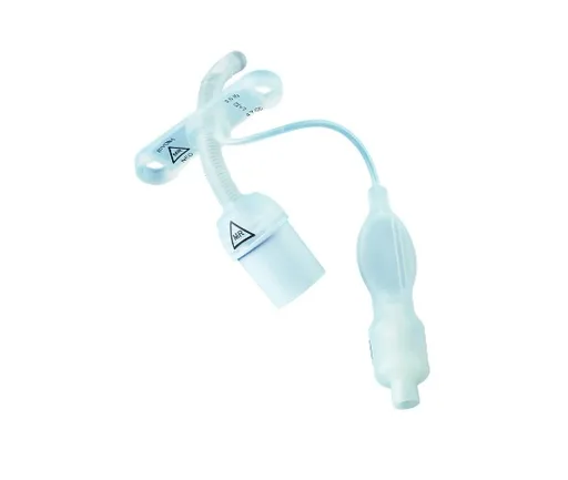 BIVONA Flextend TTS Neonatal V-Neck Flange Tracheostomy Tube, Size 4.0