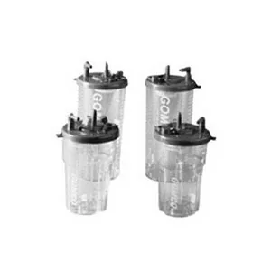 Allied Healthcare Inc Disposable Suction Canister with Stem Inlet & Hydro-Filter 1100mL
