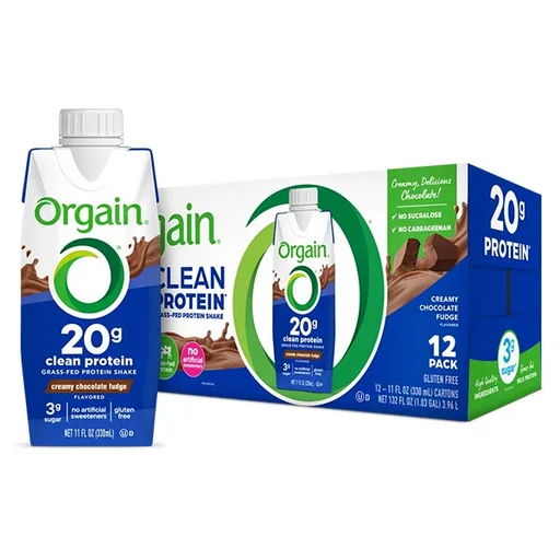 Orgain Organic Clean Protein Shake - Creamy Chocolate Fudge