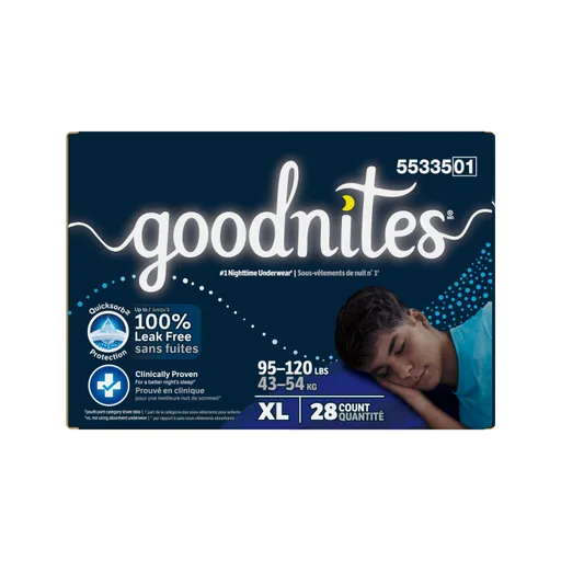 Goodnites Giga Pack Youthpant for Boys, Size 6