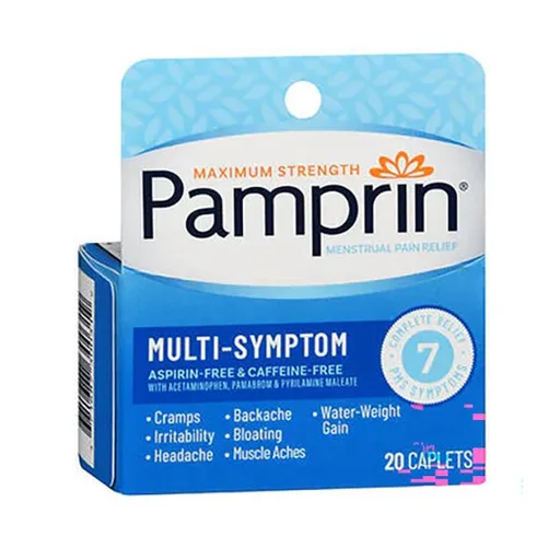 Emerson Pamprin Multi Symptom Analgesic Caplets