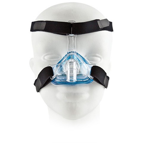 SleepNet MiniMe Nasal Mask, with Headgear and Nasal Gel Cushion, 14" to 16" Head Circumference, Small