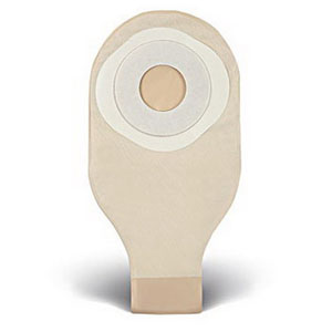 ConvaTec ActiveLife One-Piece Drainable Pouch with 3/4" Pre-Cut Stomahesive Skin Barrier, One-Sided Comfort Panel, Tape Collar and Tail Clip, Opaque