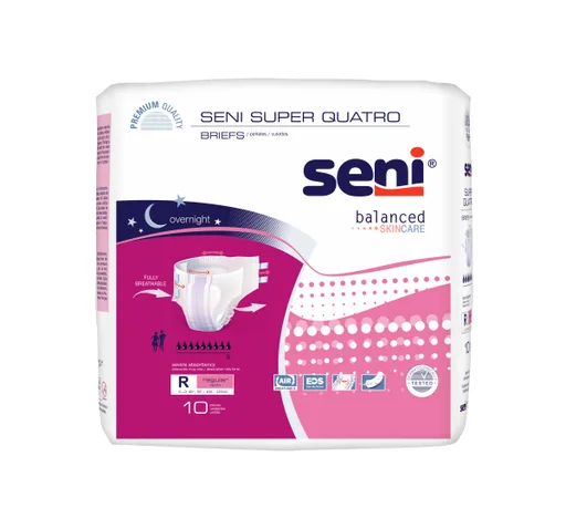 TZMO Seni Super Quatro Briefs, Regular - 40" - 50"