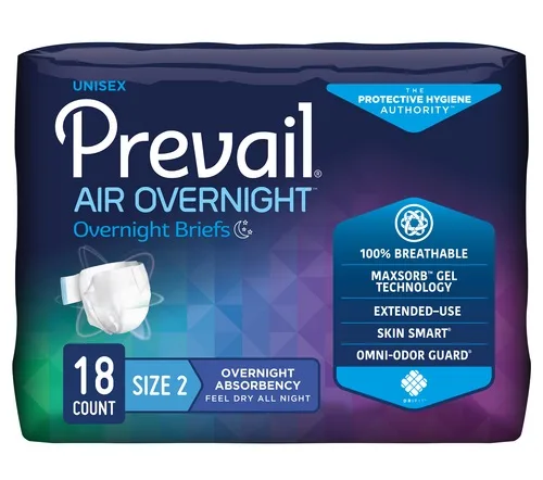 First Quality Prevail® Overnight Adult Brief, Large