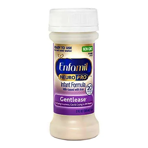Mead Johnson Enfamil NeuroPro Gentlease Infant Formula, Ready to Use, Nursette Bottle, 2 oz