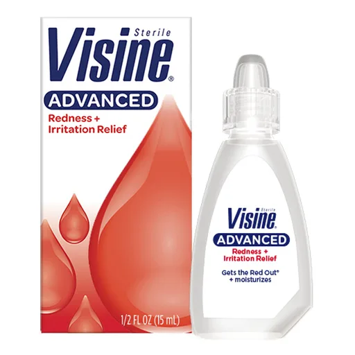 Johnson & Johnson Visine Advanced Redness + Irritation Eye Relief Drops