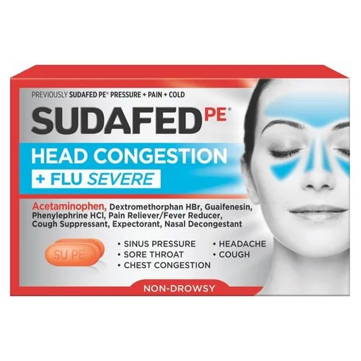 Johnson & Johnson Sudafed PE Pain Relief Tablet, 24 Count