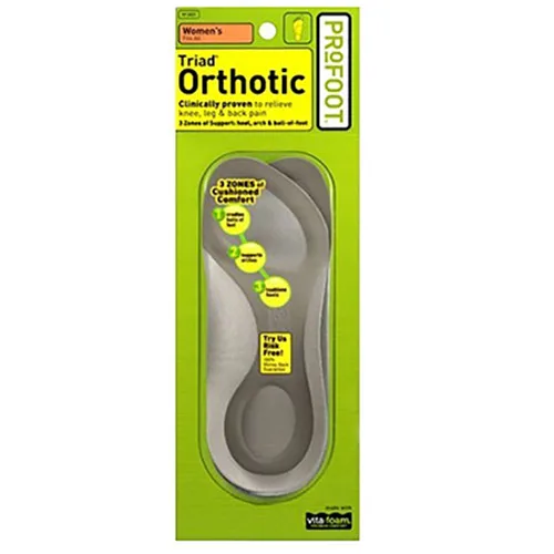 Profoot Triad Orthotic Insole for Women, Universal