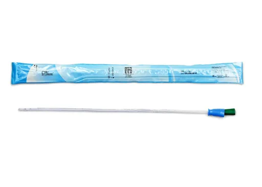 Cure Ultra Male Intermittent Catheter, 16” Straight Tip, 14 FR