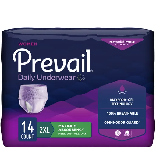 Prevail Underwear for Women, 2X-Large