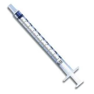 BD Slip Tip Tuberculin Syringe, Sterile, Latex-Free, 1mL