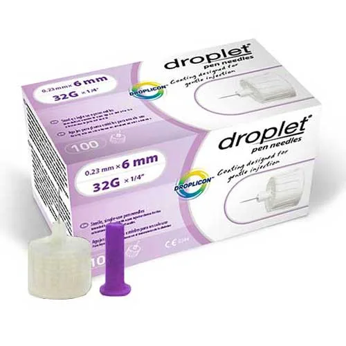 HTL-Strefa Droplet Pen Needle, 31ga, 6mm
