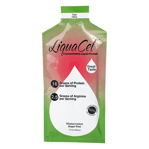 LiquaCel Liquid Protein Supplement, Watermelon Flavored, 1 oz Packet