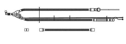 Pulmonetic System Pediatric Dual Heated Wire Circuit
