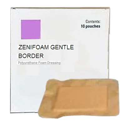 ZeniMedical ZeniFoam Gentle Border Foam Dressing