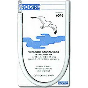 Urocare White Rubber Extension Tubing with Connector