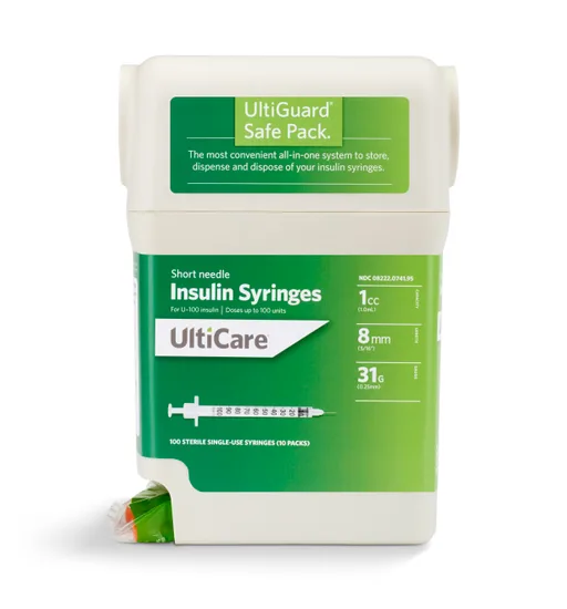 Ultimed UltiCare Syringe 31G x 1/3" L 1cc