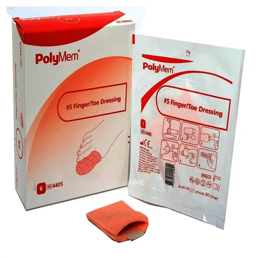 Ferris PolyMem Finger/Toe Wound Dressing, Size 5, 2XL