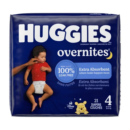 Huggies OverNites Diapers, Size 4, Jumbo Pack