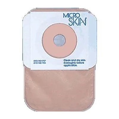 Cymed Colostomy Pouch, 1-3/8'' Stoma, Two-Piece, Closed-End, Pre-Cut Opaque, 8''