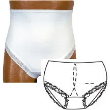 Options Ostomy Support Barrier Ladies Brief 880 with Snaps Small
