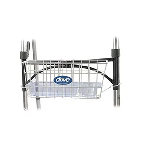 Drive Medical Walker Basket with White Insert, Universal