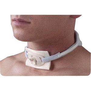 Posey Company Foam Trach Ties 23-1/2" x 1" Large, Adult Necks 13" to 24", One-Piece Collar